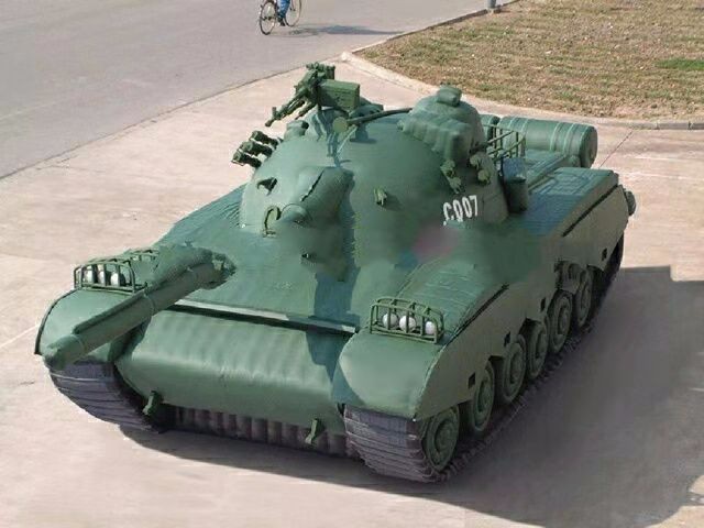 沧州军用充气坦克车