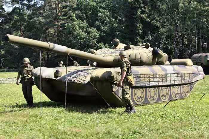 沧州部队充气坦克